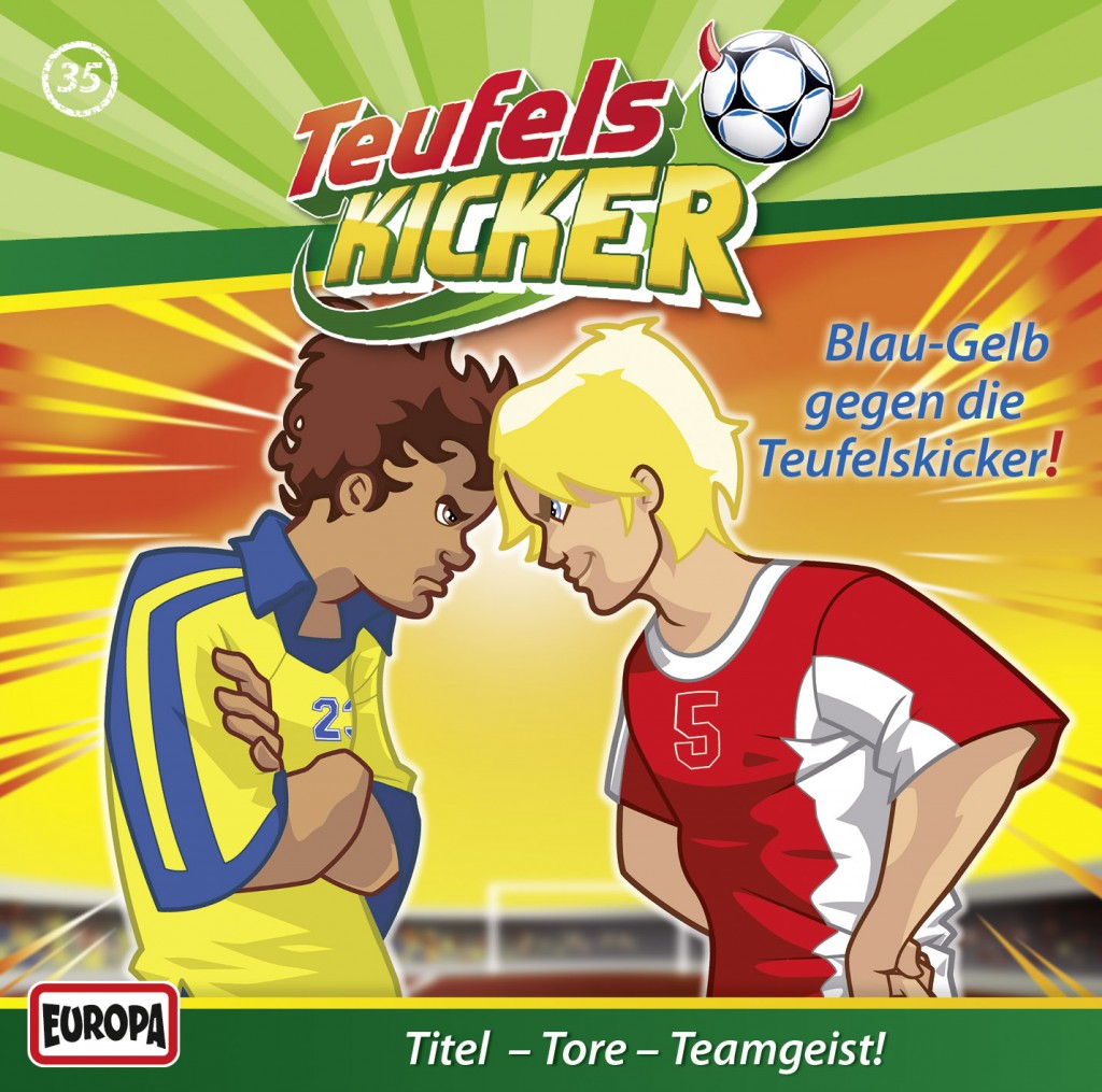 Teufelskicker Folge 35 – Blau-Gelb gegen die Teufelskicker (Hörbuch)