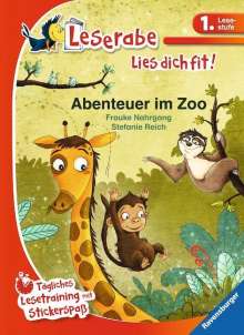 Frauke Nahrgang (Autorin) / Stefanie Reich (Illustratorin)Leserabe – Lies dich fit! Abenteuer im Zoo