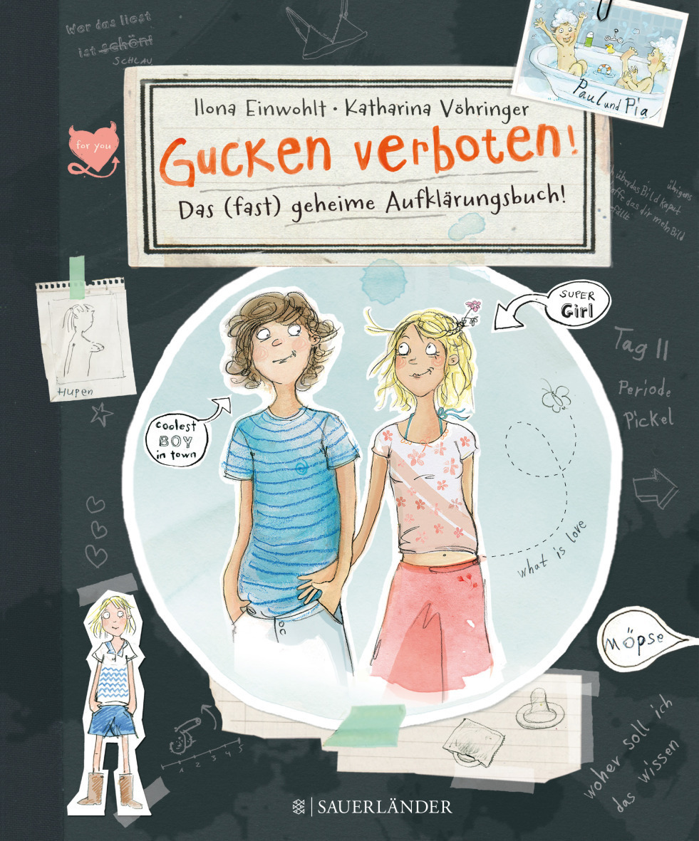 Ilona Einwohlt (Autorin) / Katharina Vöhringer (Illustratorin)Gucken verboten! Das (fast) geheime Aufklärungsbuch