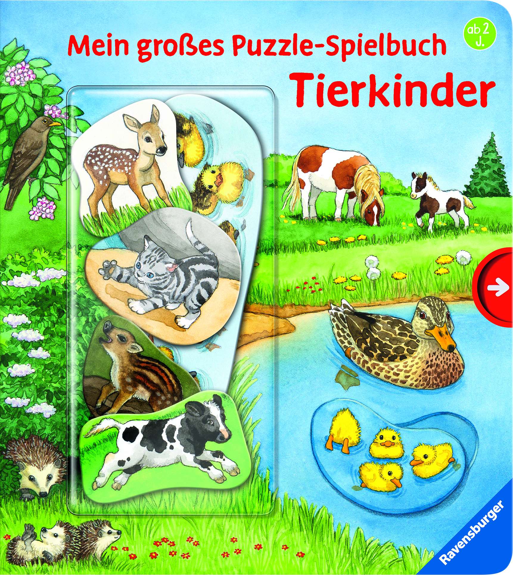 Frauke NahrgangMein großes Puzzle-Spielbuch: Tierkinder
