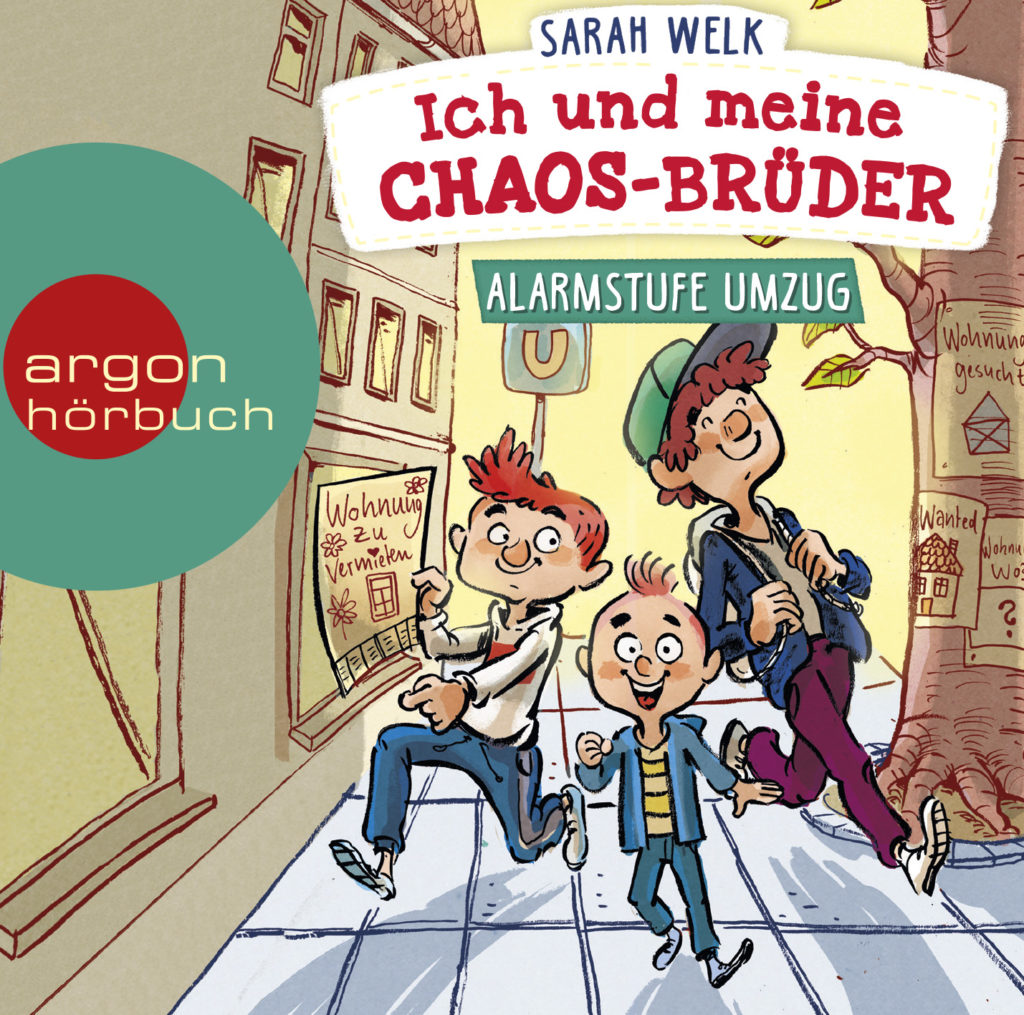 Hörbuch zu Sarah Welks “Ich und meine Chaos-Brüder. Alarmstufe Umzug” für den Preis der deutschen Schallplattenkritik nominiert