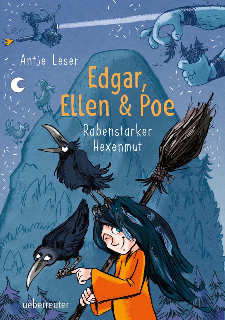 Antje Lesers Kinderbuch “Edgar, Ellen & Poe – Rabenstarker Hexenmut” für die “Kieler Lesesprotte” nominiert
