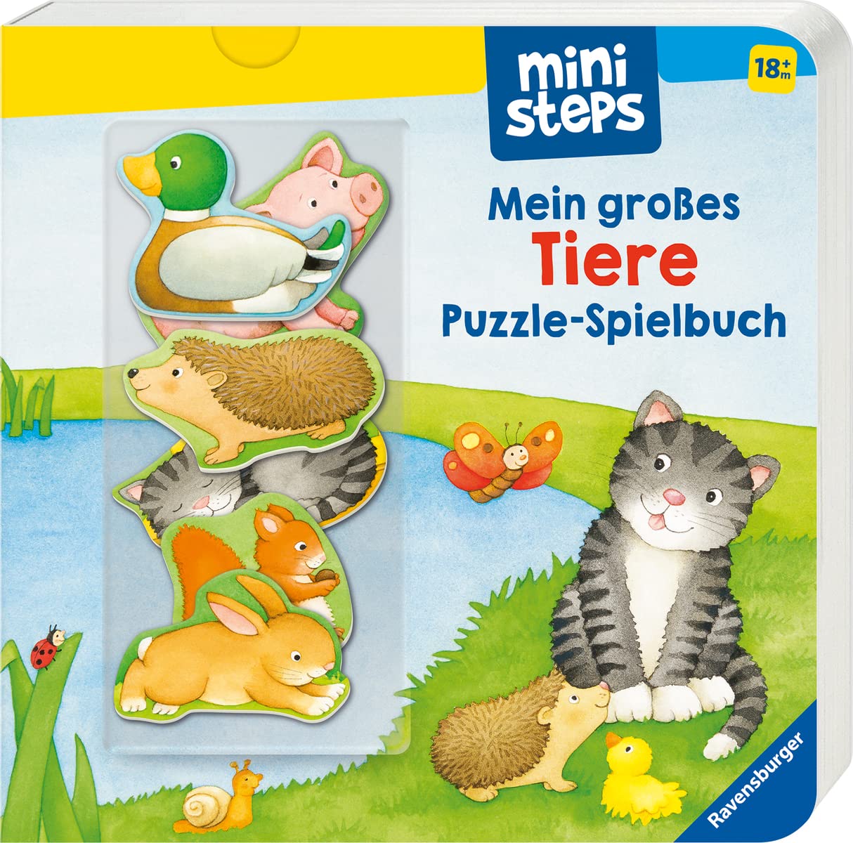 Frauke Nahrgangministeps: Mein großes Tiere Puzzle-Spielbuch